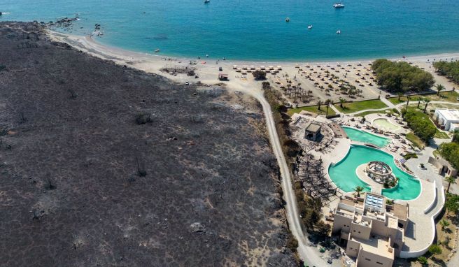 Feuer im Sommer 2023 Waldbrände: Hotelgutscheine für betroffene Rhodos-Touristen