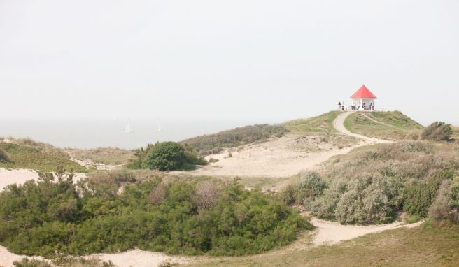 Weiße Pracht am Meer  De Haan ziert die belgische Nordseeküste