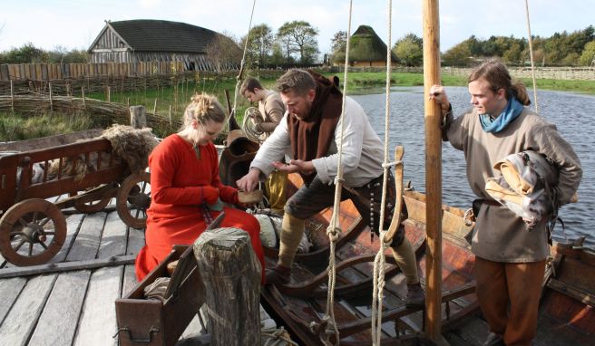 Zurück ins achte Jahrhundert: Eine Woche lang dreht sich im Ribe VikingeCenter alles um die Wikinger. 