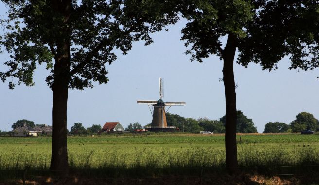 Windmühlen wie die Olde Mölle hat man in Achterhoek mitunter fast für sich: Touristenmassen sind hier nicht unterwegs.