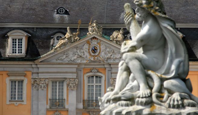 Ebenfalls Teil der Wasserburgen-Route: Schloss Augustusburg in Brühl zählt zum Unesco-Welterbe.