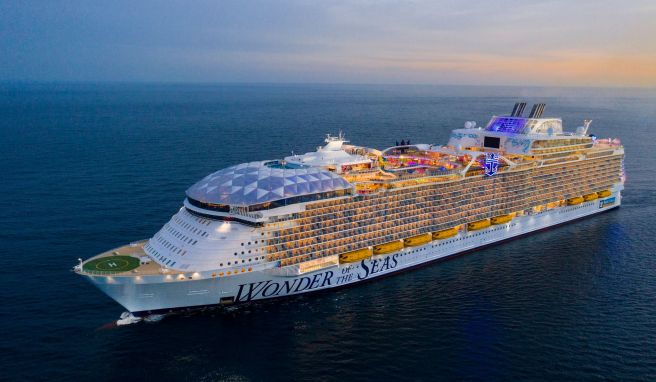 Die «Wonder of the Seas» ist das aktuelle Flaggschiff der Reederei Royal Caribbean.