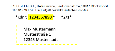 Abo Adresse - Kundennummer Übertragung für e-Paper anmeldung