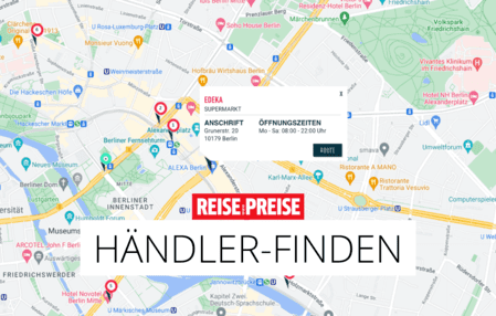 Reise & Preise Händler Finden