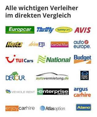 Mietwagen Vergleich und günstige Preise buchen