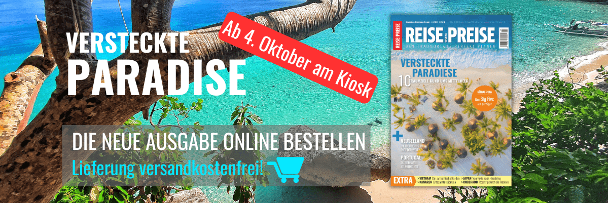 REISE-PREISE Aktuelle Ausgabe jetzt bestellen