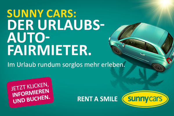 sunnycars - Rundum-Sorglos-Mietwagen