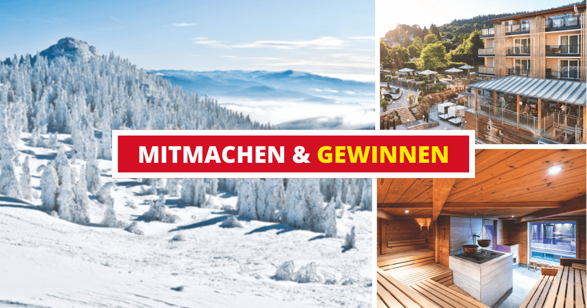 Gewinnspiel  Luxus-Auszeit im Bayerwald