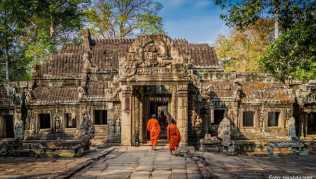 Eine Bustour nach Angkor Wat ist auf einer Flussreise auf dem Mekong Pflicht. Die Tempelanlage in Kambodscha ist eine der berühmtesten der Welt##Foto: ICS TRAVEL GROUP Eine Bustour nach Angkor Wat ist auf einer Flussreise auf dem Mekong Pflicht. Die Tempelanlage in Kambodscha ist eine der berühmtesten der Welt