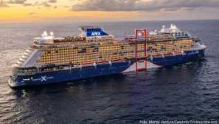 Die «Celebrity Apex» ist der jüngste Neubau von Celebrity Cruises. Das Schiff fährt im Sommer 2021 im östlichen Mittelmeer Die «Celebrity Apex» ist der jüngste Neubau von Celebrity Cruises. Das Schiff fährt im Sommer 2021 im östlichen Mittelmeer