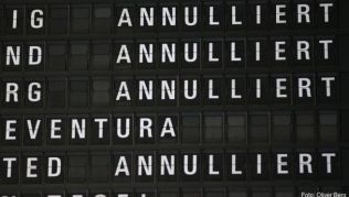 Flug annulliert Flug annulliert