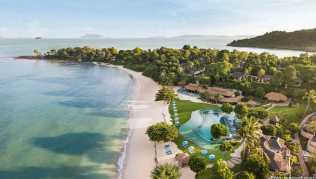 Das »The Naka Island, A Luxury Collection Resort« liegt auf einer kleinen Insel östlich von Phuket an einem herrlichen Privatstrand Das »The Naka Island, A Luxury Collection Resort« liegt auf einer kleinen Insel östlich von Phuket an einem herrlichen Privatstrand