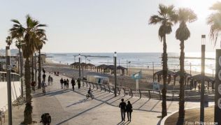 In Tel Aviv spielt sich das Leben am Strand ab - das wird umso mehr in der ESC-Woche gelten In Tel Aviv spielt sich das Leben am Strand ab - das wird umso mehr in der ESC-Woche gelten