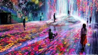 Virtuelle Welt: In der japanischen Hauptstadt Tokio hat ein neues Museum für digitale Kunst eröffnet Virtuelle Welt: In der japanischen Hauptstadt Tokio hat ein neues Museum für digitale Kunst eröffnet