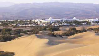 Gran Canarias Dünenmeer Maspalomas ist ein begehrter Drehort für Szenen, die in der Sahara spielen Gran Canarias Dünenmeer Maspalomas ist ein begehrter Drehort für Szenen, die in der Sahara spielen