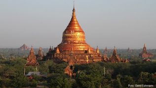 Der Dhammayazika-Tempel in Bagan Der Dhammayazika-Tempel in Bagan
