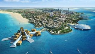So soll Saadiyat aussehen, wenn der Masterplan des Emirats Wirklichkeit geworden ist##Illustration: TCA Abu Dhabi Foto: TCA Abu Dhabi So soll Saadiyat aussehen, wenn der Masterplan des Emirats Wirklichkeit geworden ist