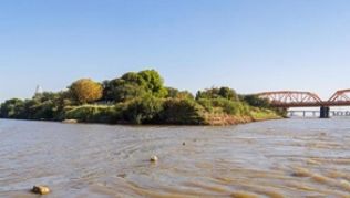 In Khartoum vereinigen sich der Weiße und der Blaue Nil##Foto: Philipp Laage In Khartoum vereinigen sich der Weiße und der Blaue Nil