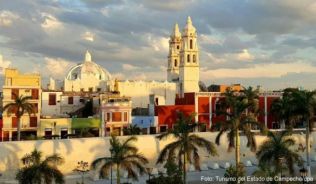 Koloniale Pracht: Campeche wurde einst von den Spaniern gegründet##Foto: Turismo del Estado de Campeche/dpa Koloniale Pracht: Campeche wurde einst von den Spaniern gegründet