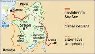 Die Karte zeigt den Verlauf der geplanten Umgehungsstraße.##Grafik: R&P Die Karte zeigt den Verlauf der geplanten Umgehungsstraße.