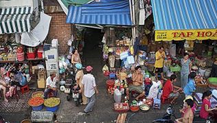 Ho Chi Min City (Saigon)in Süd-Vietnam ist besonders auf den Märkten voller buntem Leben##Foto: Flickr.com, Aleksandr Zykov Ho Chi Min City (Saigon)in Süd-Vietnam ist besonders auf den Märkten voller buntem Leben