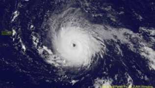 »Irma« gilt als der stärkste Hurrikan, der jemals über dem Atlantik registriert wurde##Foto:Noaa/Planet Pix via ZUMA Wire/dpa »Irma« gilt als der stärkste Hurrikan, der jemals über dem Atlantik registriert wurde