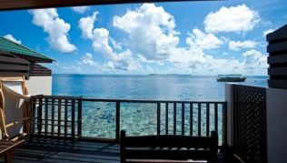 Malediven, Süd-Male-Atoll, Emboodhoo Island: Einfach, aber schön##Foto: embudu.com Malediven, Süd-Male-Atoll, Emboodhoo Island: Einfach, aber schön