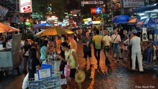 Khao Sun Road in Bangkok Khao Sun Road in Bangkok