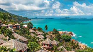 Idyllisch gelegene Bungalowanlage an der Nordküste von Koh Samu Idyllisch gelegene Bungalowanlage an der Nordküste von Koh Samu