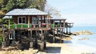 Die Stelzenbungalows des »Koh Chang Resorts« sind einfach, haben aber eine Top-Lage Die Stelzenbungalows des »Koh Chang Resorts« sind einfach, haben aber eine Top-Lage