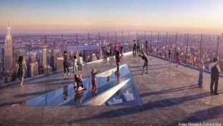 Ab 11. März dürfen Besucher auf die Aussichtsterrasse des Wolkenkratzers «30 Hudson Yards» in New York Ab 11. März dürfen Besucher auf die Aussichtsterrasse des Wolkenkratzers «30 Hudson Yards» in New York