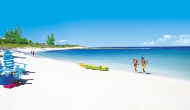 Die kilometerlangen Strände von Guana Cay und Treasure Cay sind wahre Schönheiten der Bahamas.