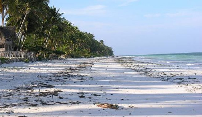 Der Bwejuu Bay auf Sansibar.