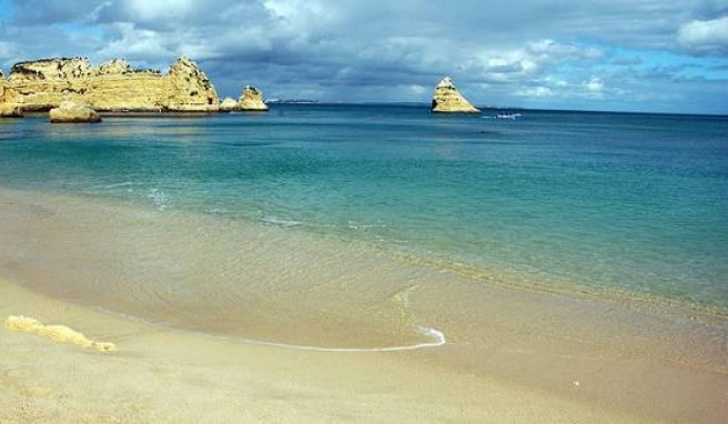 Traumstrand an der Algarve.