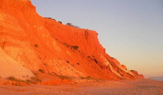 Traumstrand an der Algarve.