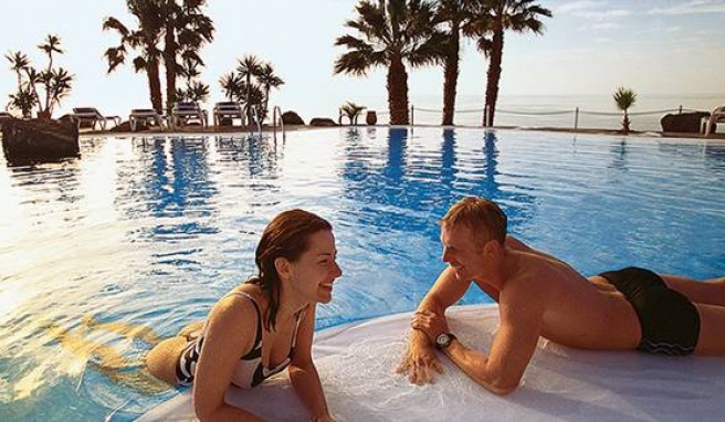 Inmitten eines Palmengartens liegt der Robinson Club Esquinzo Playa auf Feuerteventura