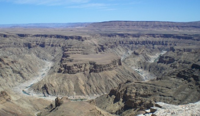 Der Fish River Canyon ist der zweitgrößte Canyon der Welt.