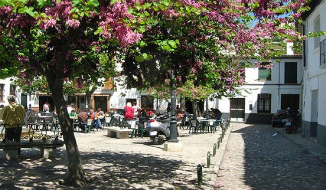 Barrio de Albaicín in Granada, Andalusien, Spanien