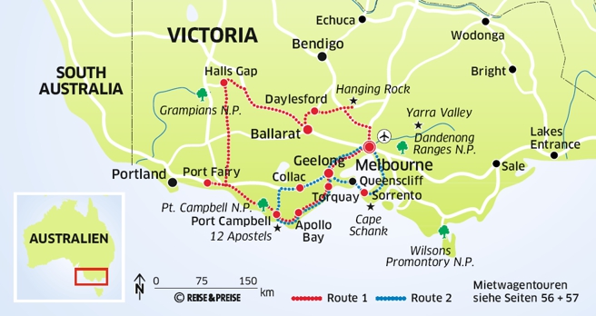 Australien-Reise: Victoria, der Bundesstaat weit unten in Down Under