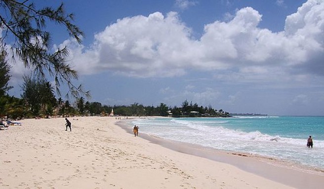 Der Dover Beach, einer der schönsten Strände von Barbados
