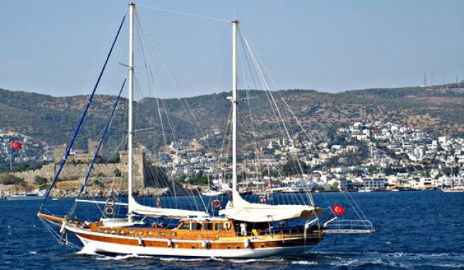 Blaue Reisen in der Ägäis vor Bodrum, Türkei