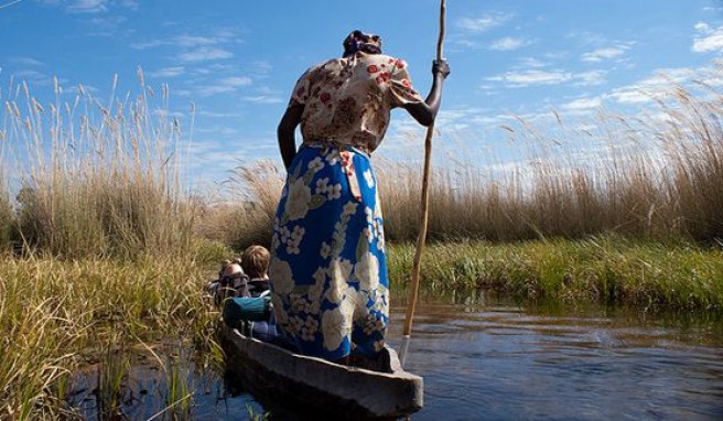 Auf Safari im Okavango-Delta in Botswana