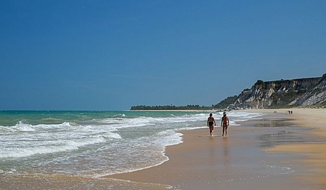 Trancoso und die weiten Strände bei Porto Seguro in Bahia, Brasilien