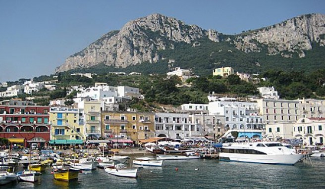 Capri mit Marina Grande, das alte Ziel der deutschen Italien-Sehnsucht