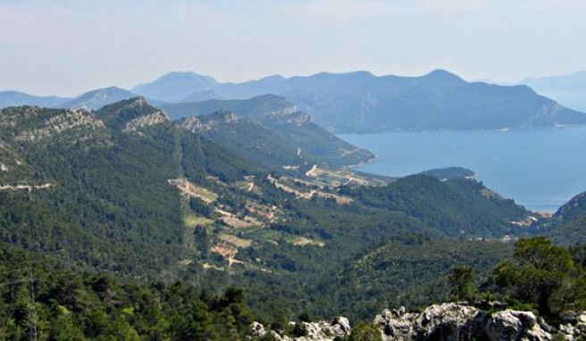 Südküste der Halbinsel Peljesac, Dalmatien, Kroatien