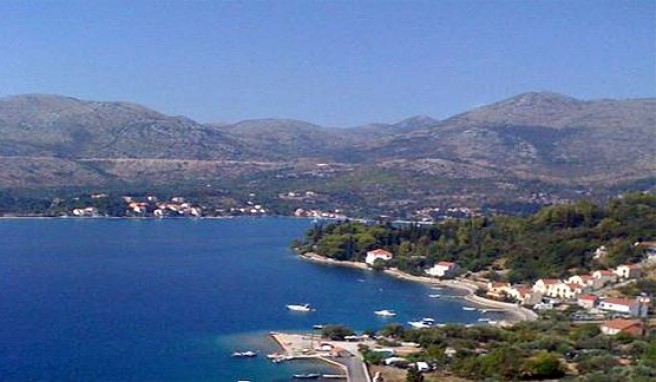 Slano, Badeort an der Riviera von Dalmatien, Kroatien