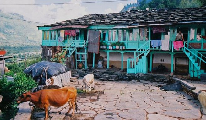 Vashisht, das Inbild eines Bergdorfs im Vor-Himalaja