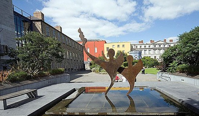 Das Dublin Castel ist Treffpunkt, Kulturzentrum und Repräsentationsgebäude zugleich, Dublin, Irland