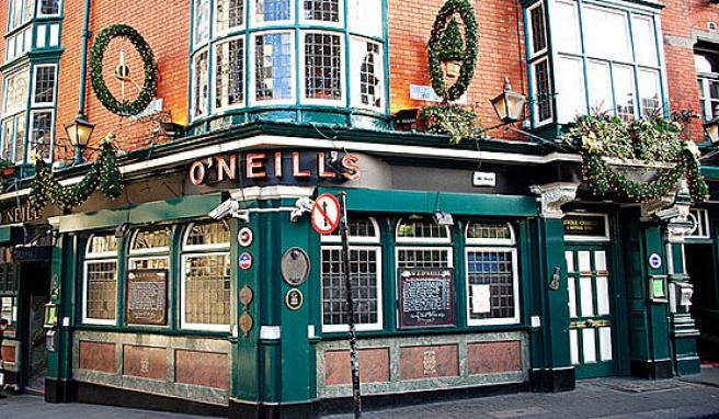 In Dublin gut und günstig essen im O‘Neills, Irland