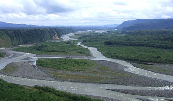 Reisen im weiten Tal des Amazonas in Ecuador